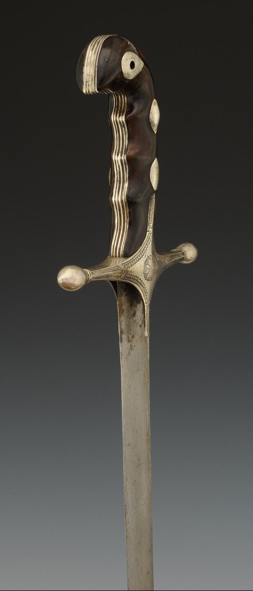 SABRE À L'ORIENTALE DIT « PALA », Premier tiers du XIXème siècle.-photo-4