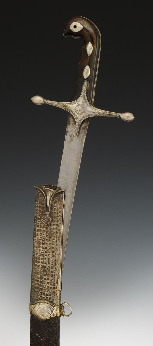 SABRE À L'ORIENTALE DIT « PALA », Premier tiers du XIXème siècle.