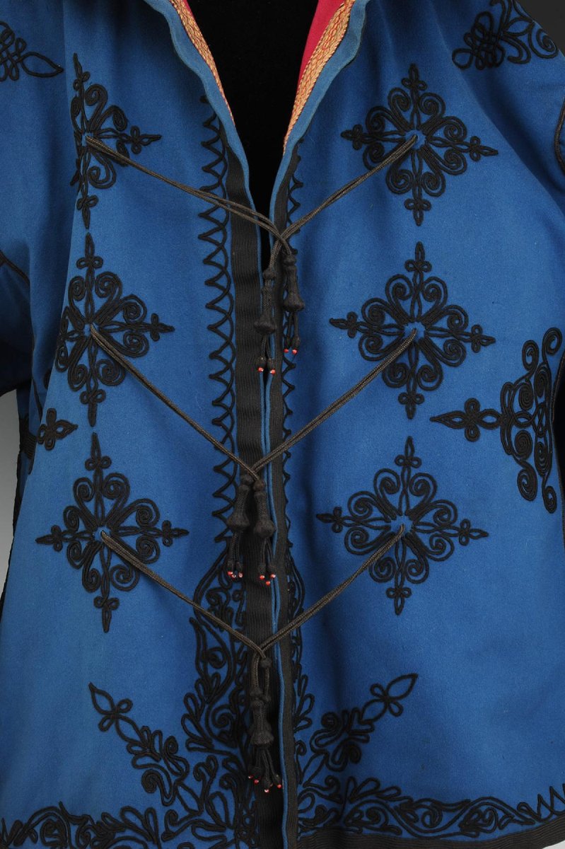 VESTE CAPUCHON D'OFFICIER DE CHASSEURS D'AFRIQUE, Second Empire. -photo-3