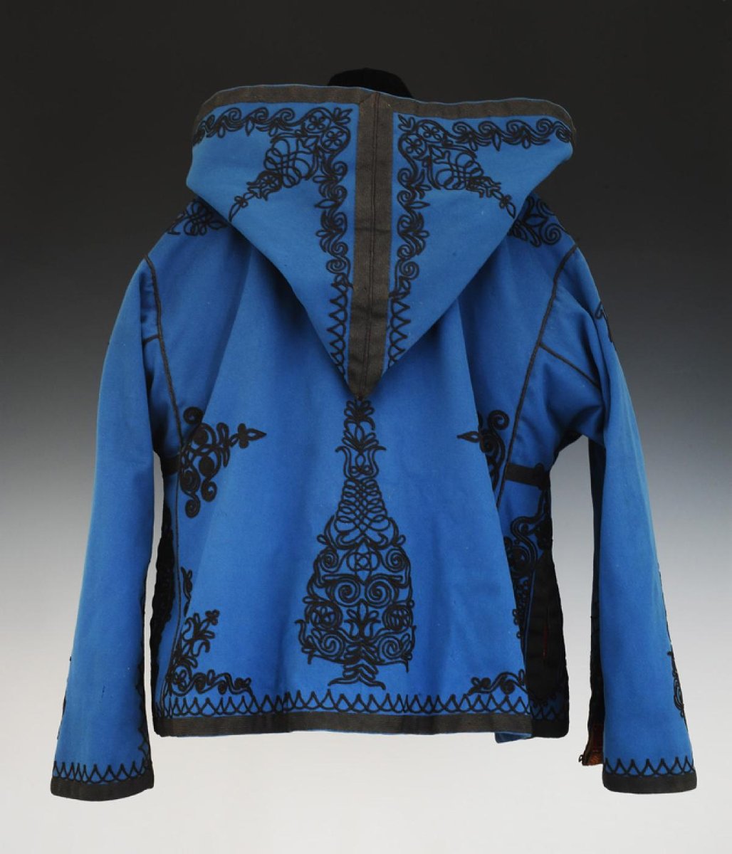 VESTE CAPUCHON D'OFFICIER DE CHASSEURS D'AFRIQUE, Second Empire. -photo-2