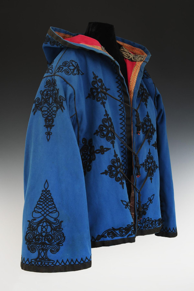 VESTE CAPUCHON D'OFFICIER DE CHASSEURS D'AFRIQUE, Second Empire. 