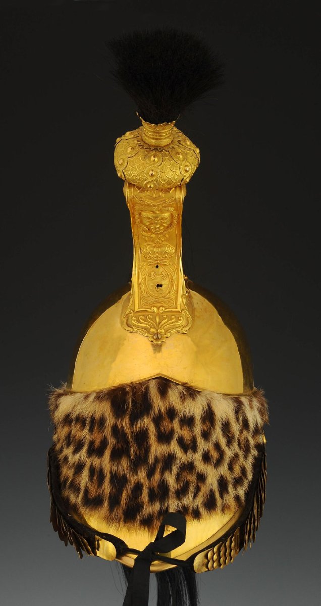 CASQUE DU COLONEL DAVID NIEPCE DU 8ème RÉGIMENT DES DRAGONS PORTÉ PENDANT LES CENT-JOURS-photo-2