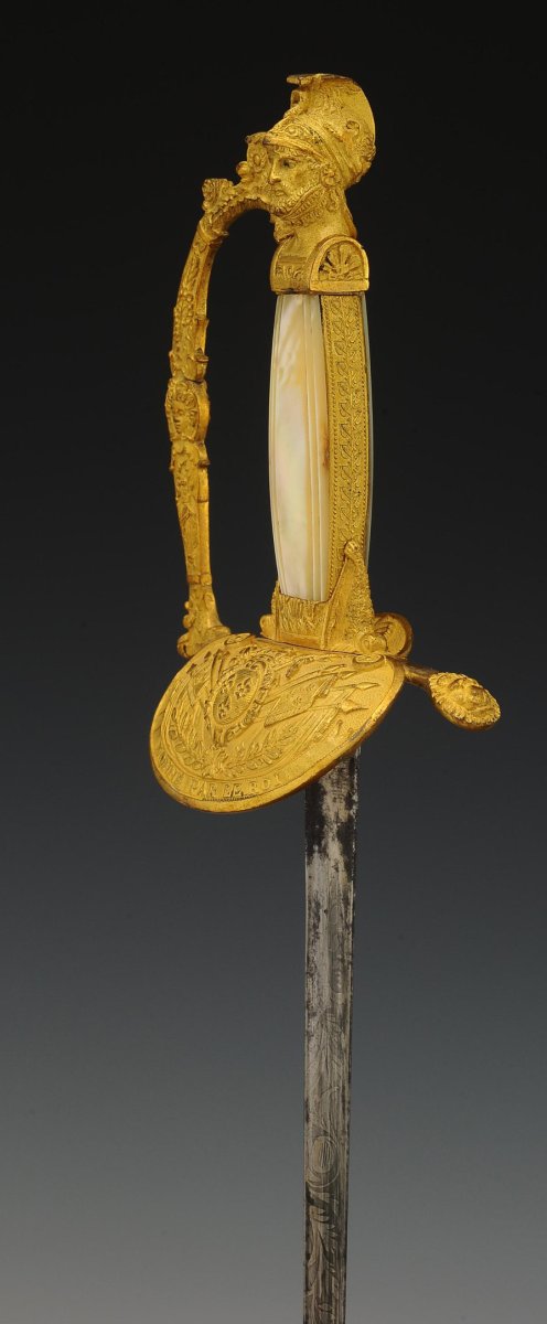 ÉPÉE DES PAGES DE  MONSIEUR ADEMAR DE GAIN MONTAIGNAC Restauration-photo-4