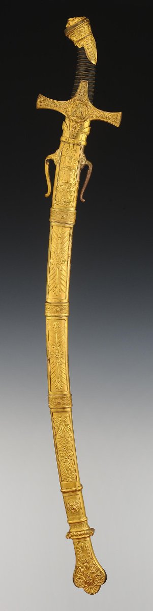 SABRE DE TAMBOUR MAJOR DE TROUPES À PIED, modèle du 10 décembre 1851-photo-4