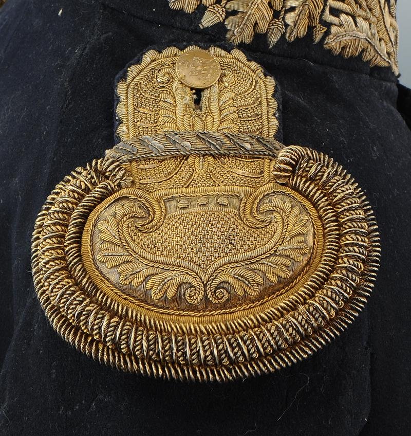 HABIT DE PETIT UNIFORME D'OFFICIER DE L'ÉTAT-MAJOR DES ARMÉES, ADJUDANT COMMANDANT DE LA GARDE -photo-4