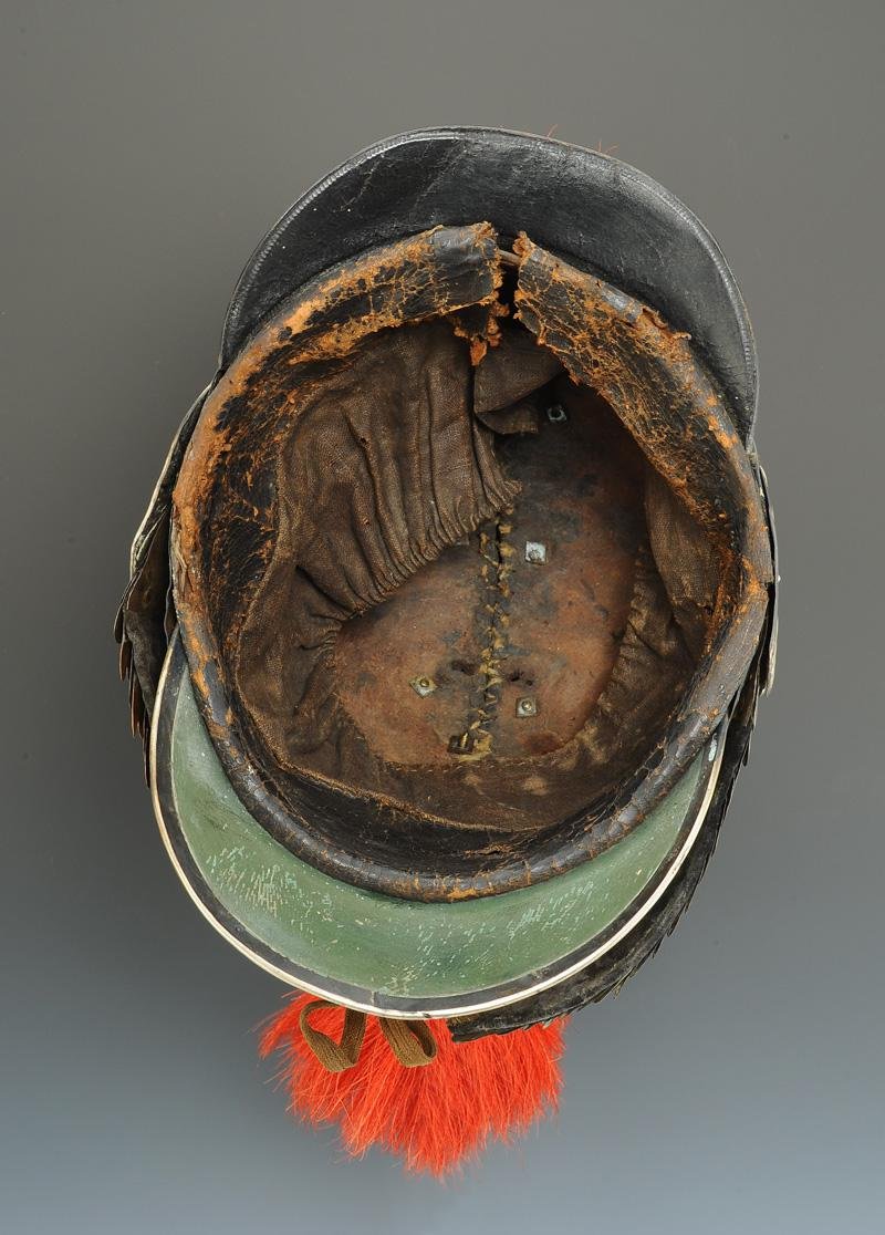 CASQUE DE TROMPETTE DES GARDES DU CORPS DU ROI, premier modèle 1814, Restauration. -photo-4