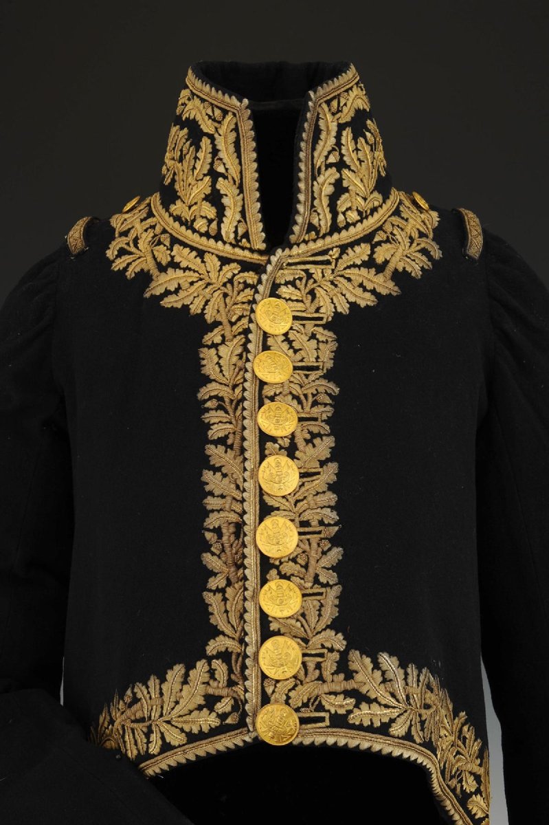HABIT DE PETIT UNIFORME DE GÉNÉRAL DE DIVISION, attribué à Joseph Bonaparte roi d'Espagne 1813-photo-4