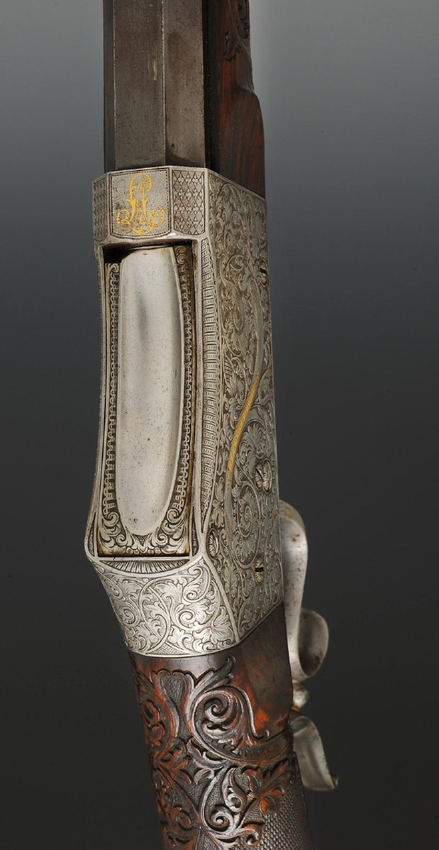 Saint étienne Single-shoot Precision Shooting Rifle, Swiss Style, Third Republic.-photo-3