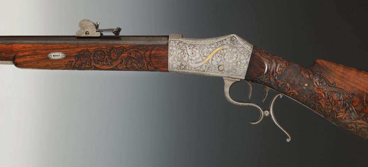 Saint étienne Single-shoot Precision Shooting Rifle, Swiss Style, Third Republic.-photo-1