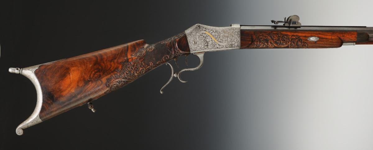 Saint étienne Single-shoot Precision Shooting Rifle, Swiss Style, Third Republic.-photo-3