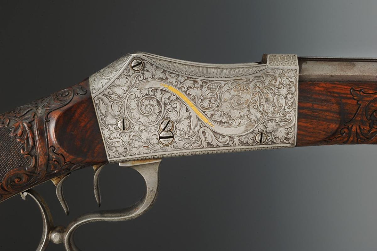 Saint étienne Single-shoot Precision Shooting Rifle, Swiss Style, Third Republic.-photo-4