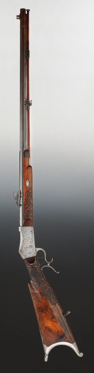 Saint étienne Single-shoot Precision Shooting Rifle, Swiss Style, Third Republic.