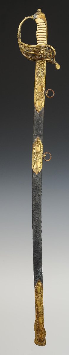 Ottoman Empire Naval Officer's Sword, Second Half Of The 19th Century.-photo-4