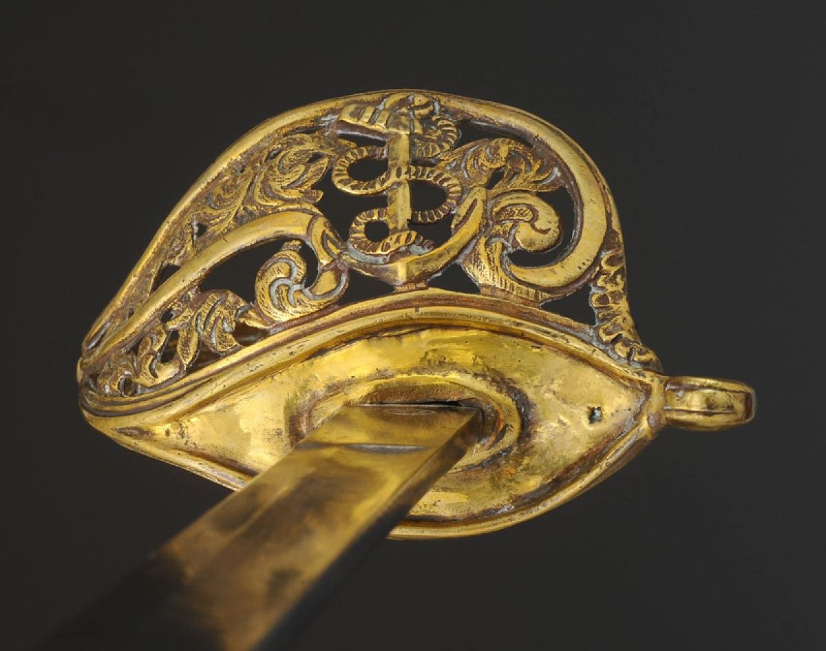 Ottoman Empire Naval Officer's Sword, Second Half Of The 19th Century.-photo-5