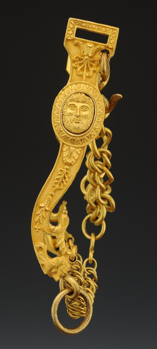 MORS DE BRIDE ET PAIRE D'ÉTRIERS ATTRIBUÉS AU MARÉCHAL MONCEY, Premier Empire. -photo-1