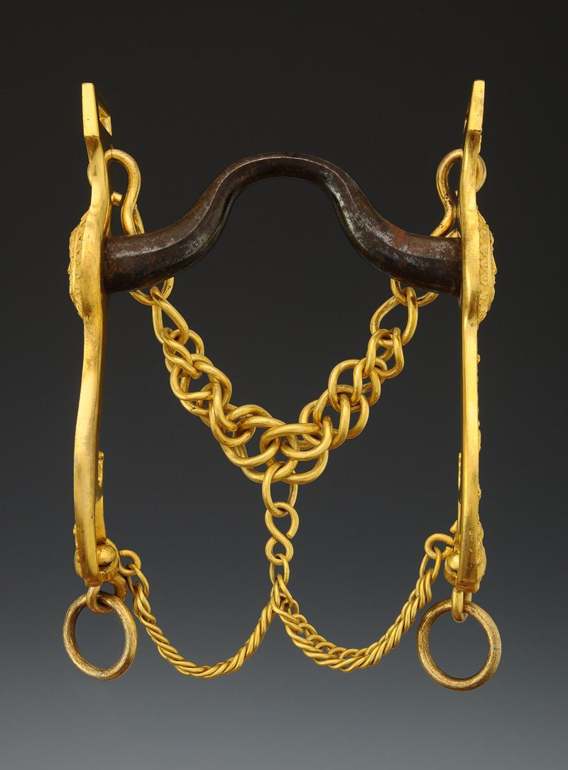 MORS DE BRIDE ET PAIRE D'ÉTRIERS ATTRIBUÉS AU MARÉCHAL MONCEY, Premier Empire. -photo-5