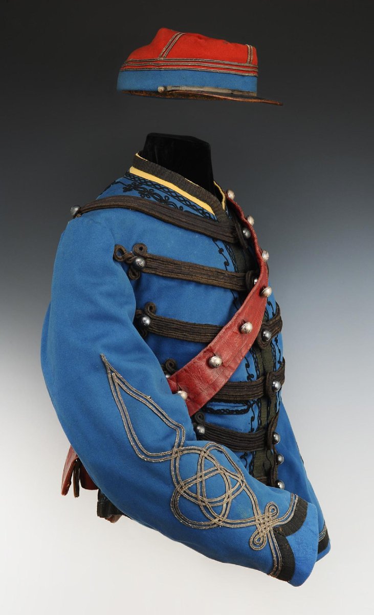 UNIFORME D'OFFICIER DE CHASSEURS D'AFRIQUE, Second Empire - Troisième République.-photo-3