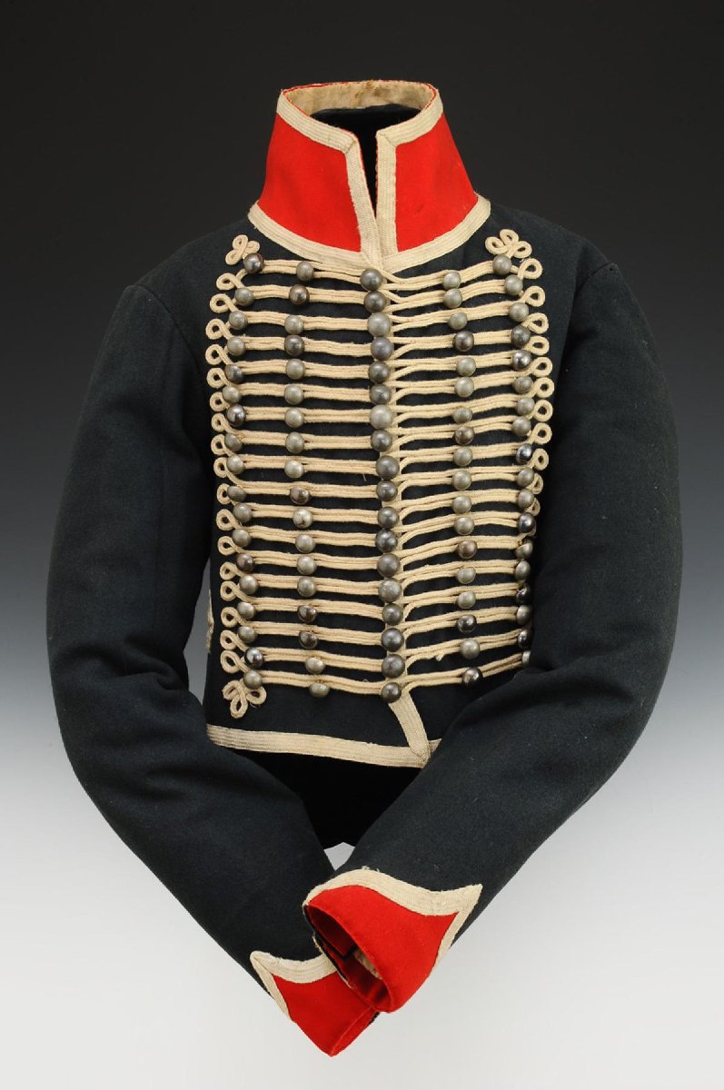 DOLMAN ET PELISSE D'UN GARDE D'HONNEUR, modèle 1813, Premier Empire. -photo-1
