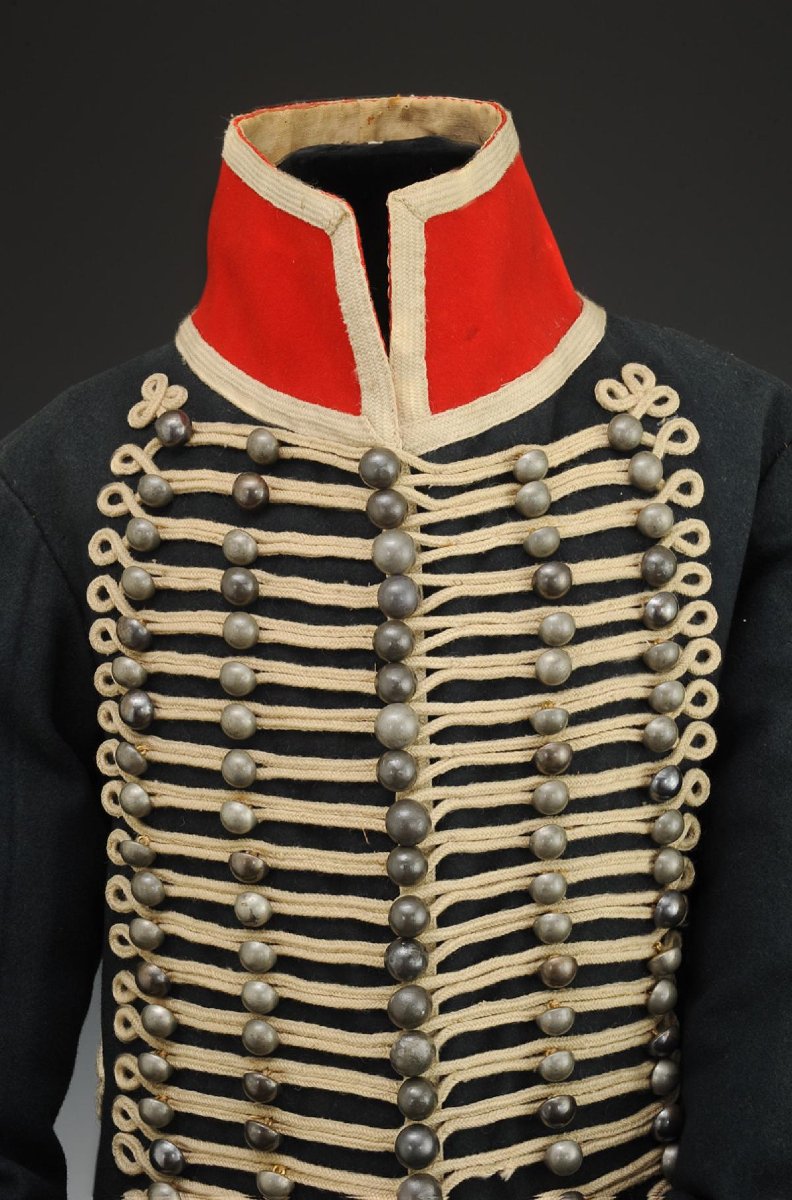 DOLMAN ET PELISSE D'UN GARDE D'HONNEUR, modèle 1813, Premier Empire. -photo-4