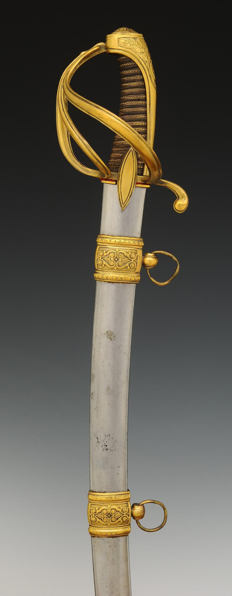 SABRE D'OFFICIER DE CAVALERIE LÉGÈRE, Restauration. 