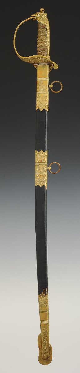 Mexican Marine Officer's Sabre Based On The Spanish Model, First Half Of The 20th Century-photo-2