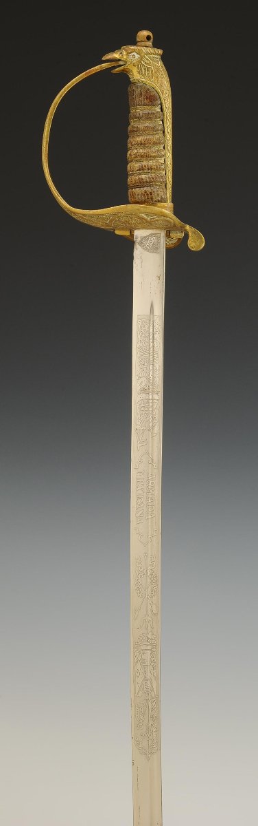 Mexican Marine Officer's Sabre Based On The Spanish Model, First Half Of The 20th Century-photo-2
