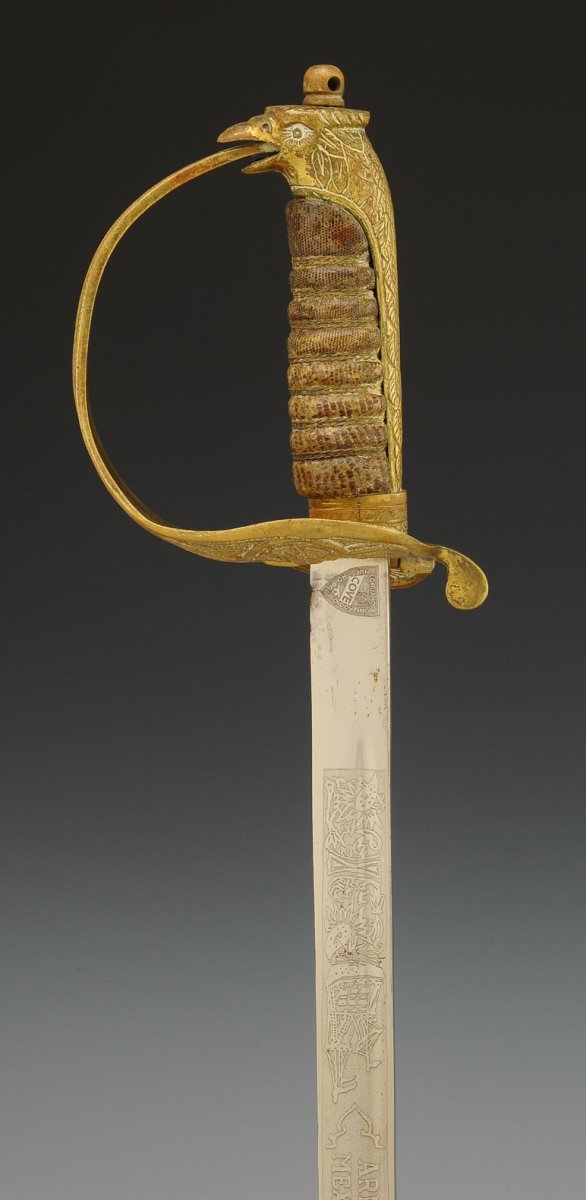 Mexican Marine Officer's Sabre Based On The Spanish Model, First Half Of The 20th Century-photo-6