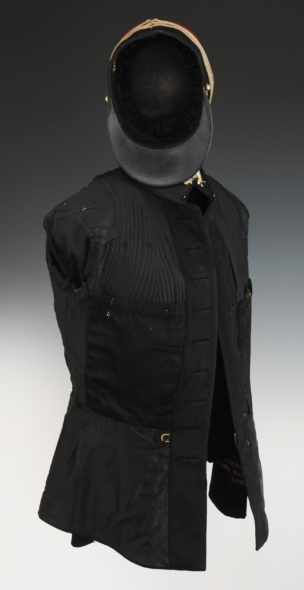 UNIFORME DU CAPITAINE DE DRAGONS D'ÉTAT-MAJOR NON BREVETÉ DE L'ÉCOLE DE GUERRE LÉON JEAN-PIERRE-photo-4