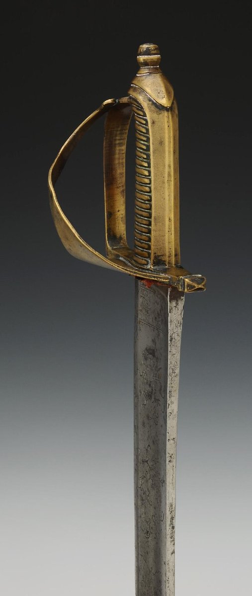 SABRE D'OFFICIER DES TROUPES DE MARINE, Première République.-photo-2