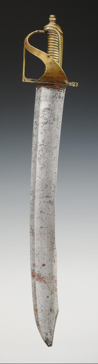 SABRE D'OFFICIER DES TROUPES DE MARINE, Première République.