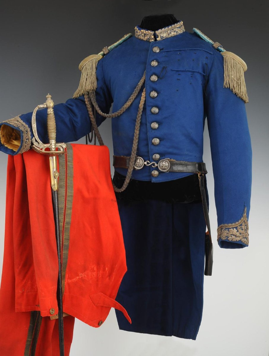 UNIFORME D'OFFICIER D'ORDONNANCE DE L'EMPEREUR NAPOLÉON III, Second Empire. -photo-3