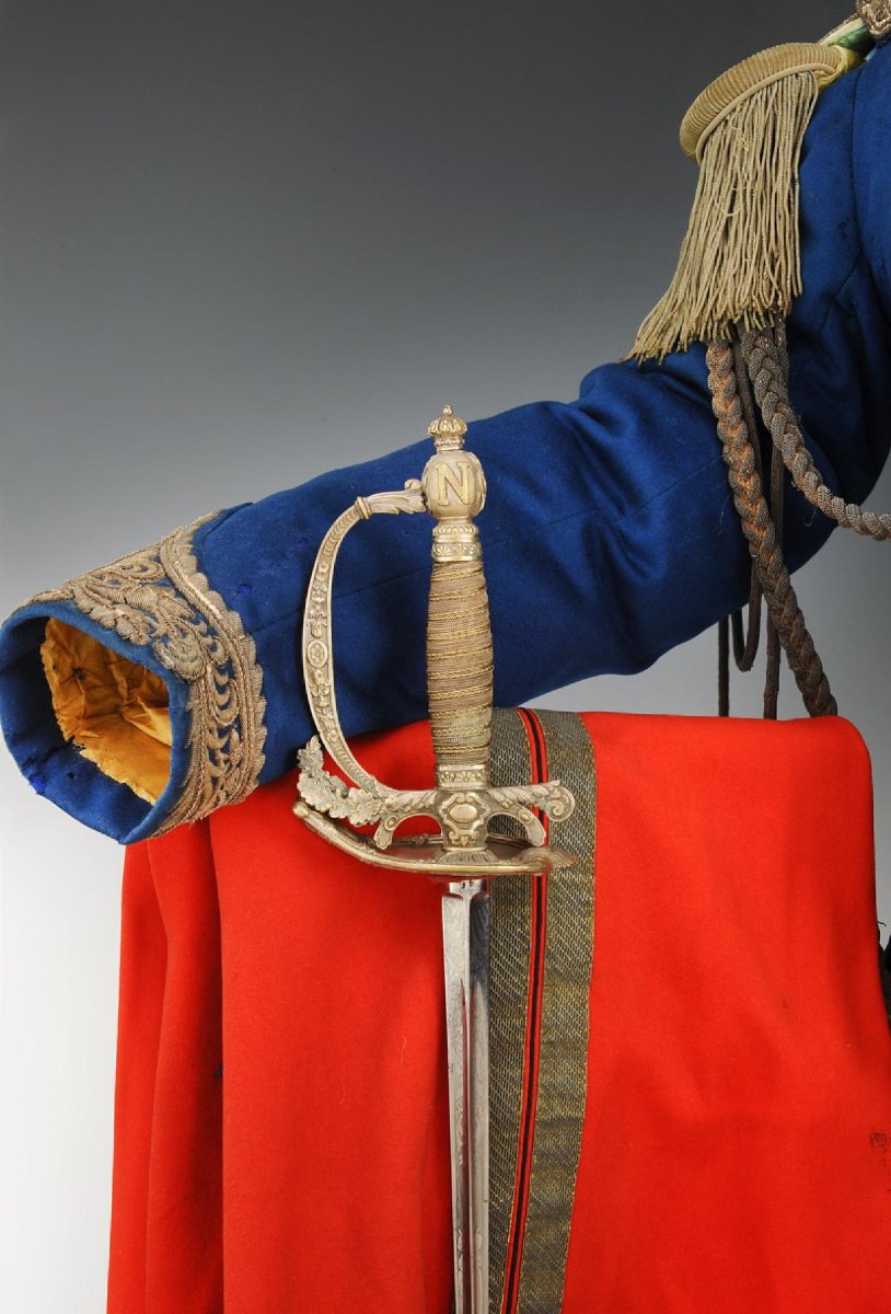 UNIFORME D'OFFICIER D'ORDONNANCE DE L'EMPEREUR NAPOLÉON III, Second Empire. -photo-4