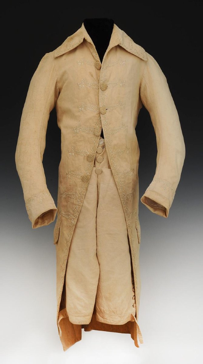 Nankin-style Inspector's Uniform And Pants, As Prescribed By The Messidor An VIII (1800) Regulation, 