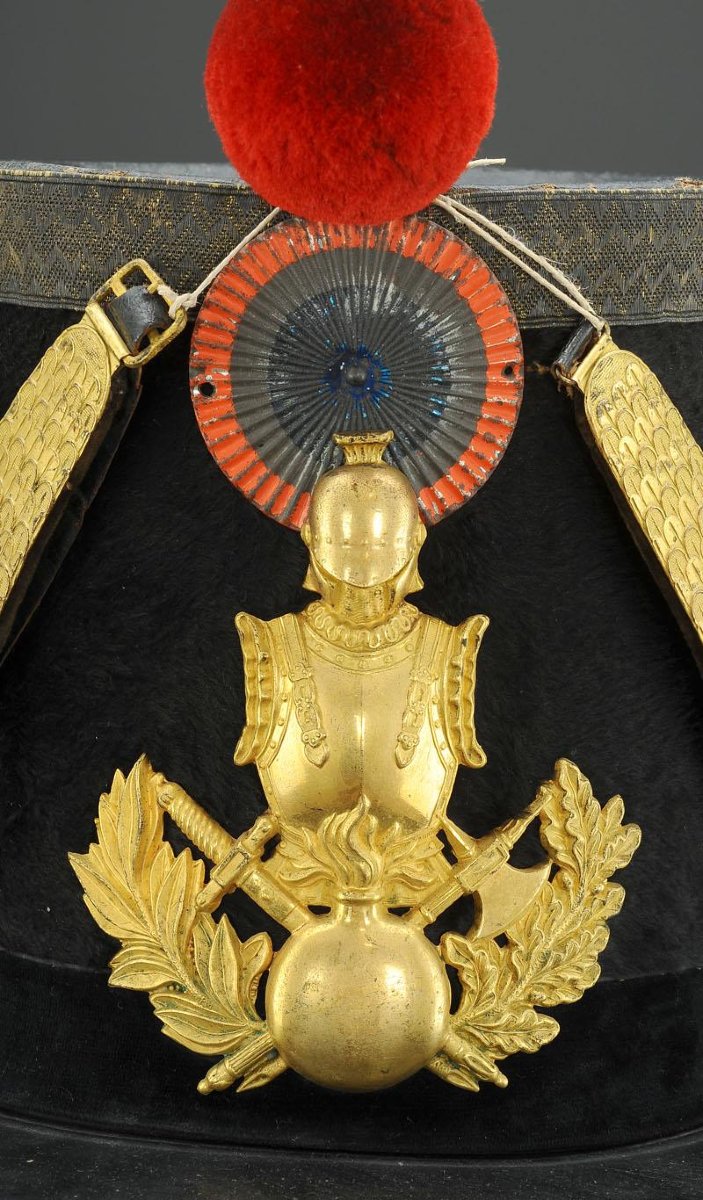SHAKO D’OFFICIER DU GÉNIE, modèle 1837, Monarchie de Juillet. 34409-photo-2