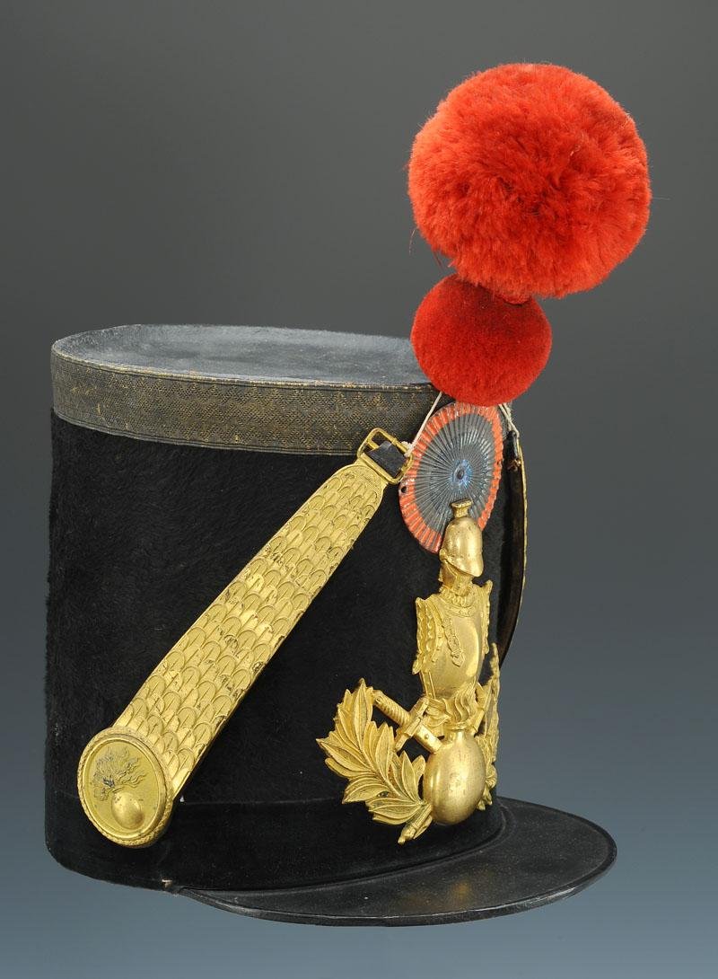 SHAKO D’OFFICIER DU GÉNIE, modèle 1837, Monarchie de Juillet. 34409-photo-1