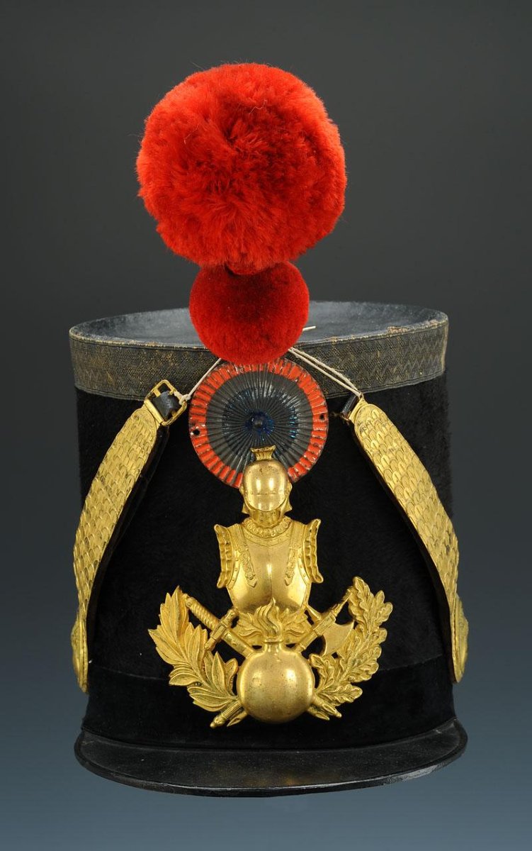 SHAKO D’OFFICIER DU GÉNIE, modèle 1837, Monarchie de Juillet. 34409