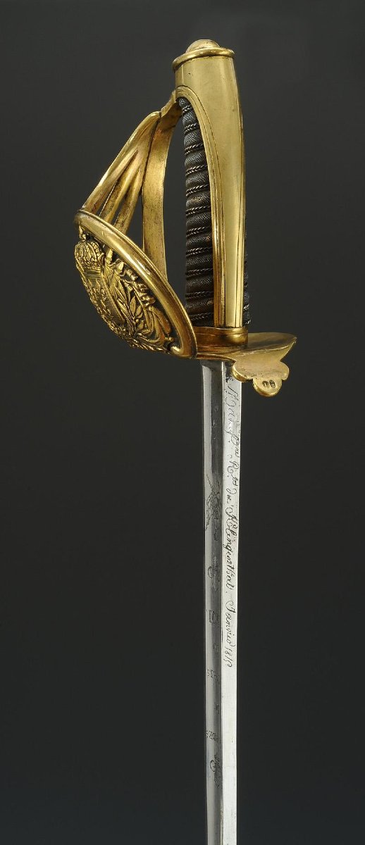 SABRE DES GARDES DU CORPS DU ROI, Modèle 1816, Restauration. 34417-photo-2