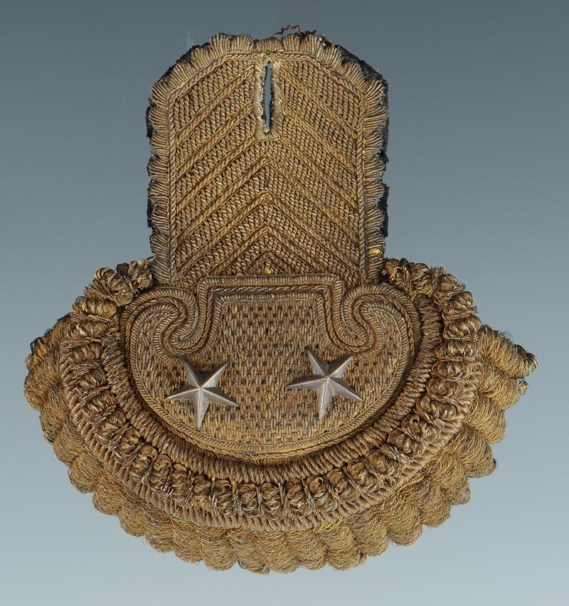 PAIRE D'ÉPAULETTES DE GÉNÉRAL DE BRIGADE au réglement du 1er Vendemiaire An XII (24 septembre 1-photo-4