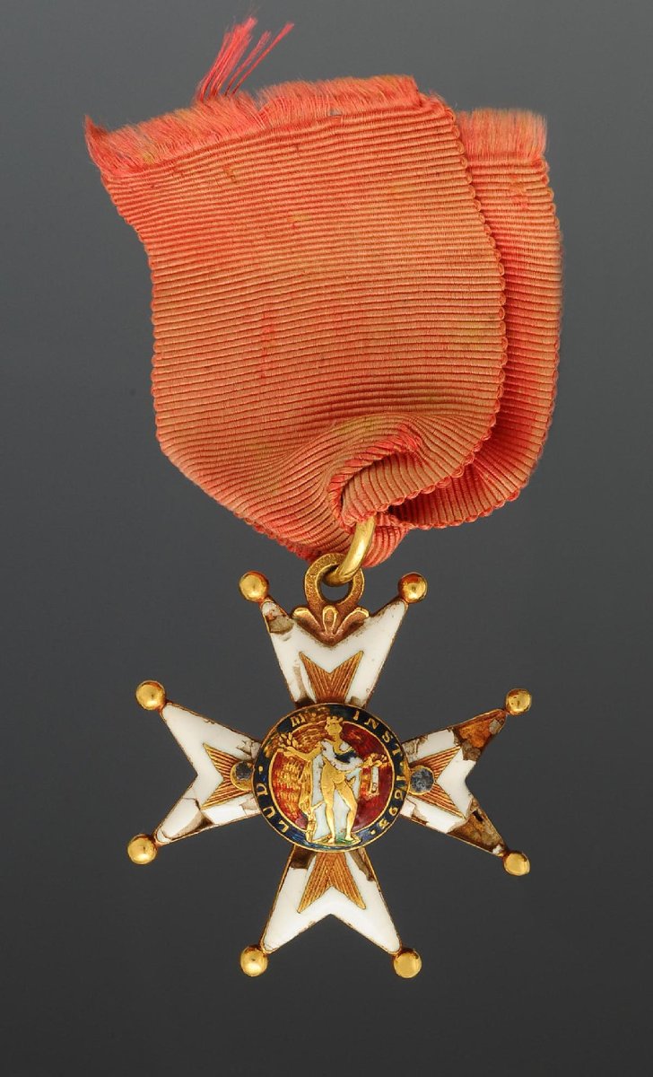 ORDRE DE SAINT-LOUIS, CROIX DE CHEVALIER DU TYPE DE LA CRÉATION,  Règne de Louis XIV-photo-2