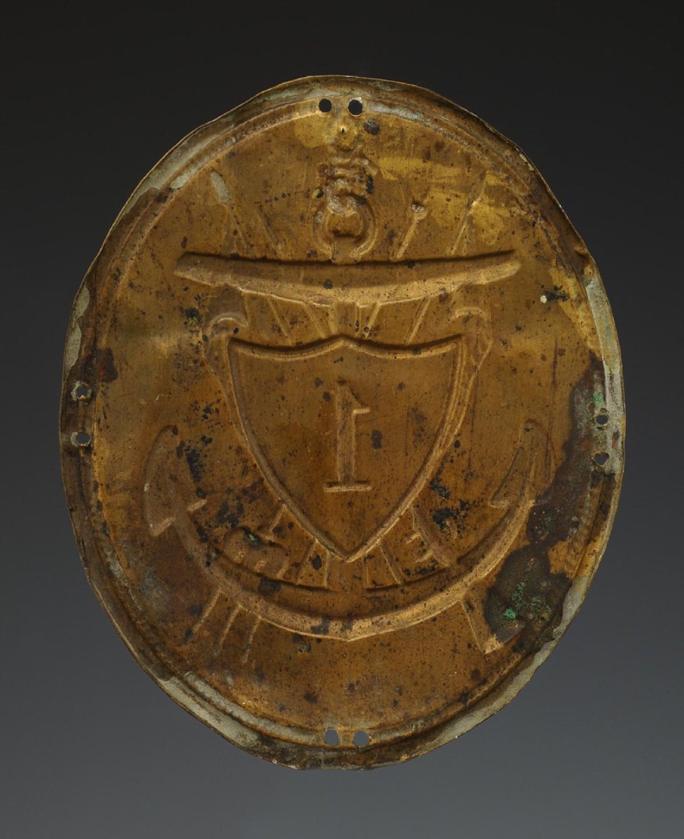 Shako Plate Of The 1st Batallion Of Flotilla 1805/1st Regiment Of Flotilla 1806, First Empire-photo-2