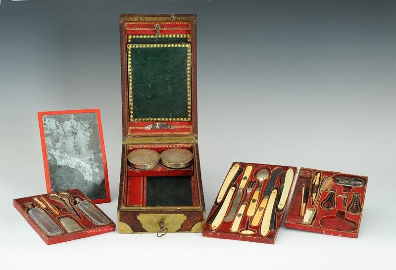 Toiletry Set Belonging To General Jean Maximilien, Baron Lamarque, First Empire