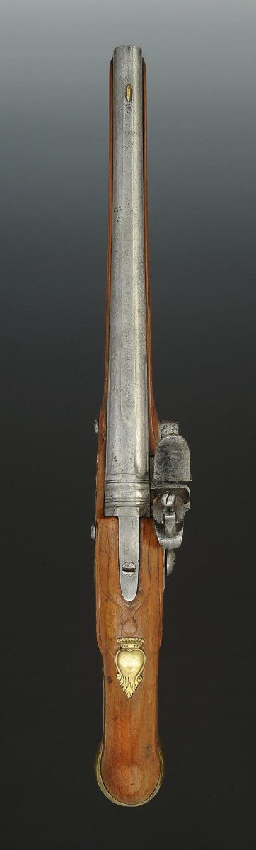 PISTOLET PRÉ RÉGLEMENTAIRE RÉGIMENT LA MOTHE HOUDANCOURT, COMPAGNIE MESTRE DE CAMP, 1710-1713-photo-4