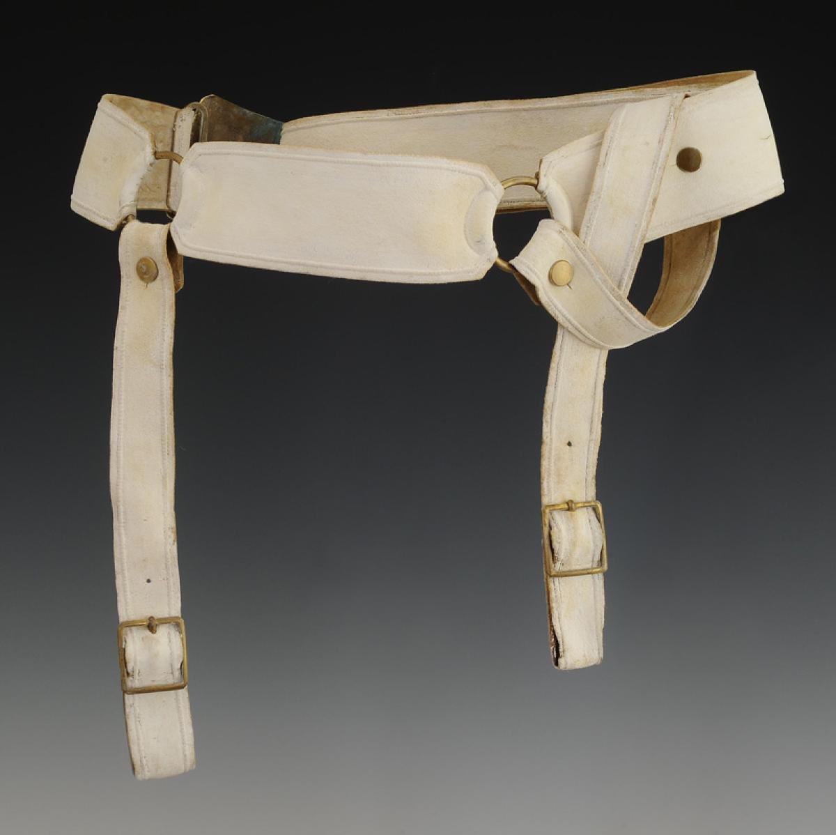 CEINTURON PORTE-SABRE DE MARÉCHAL DES LOGIS DE GRENADIERS À CHEVAL / DE DRAGON DE LA GARDE 1805-photo-2