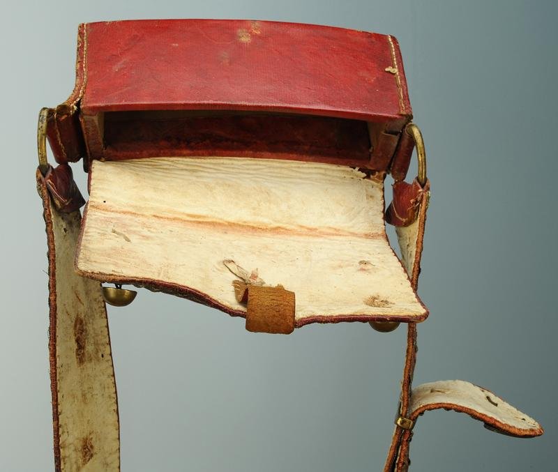 Giberne Set And Carabiner Holder From The Lyon National Horse Guard, First Empire-photo-2