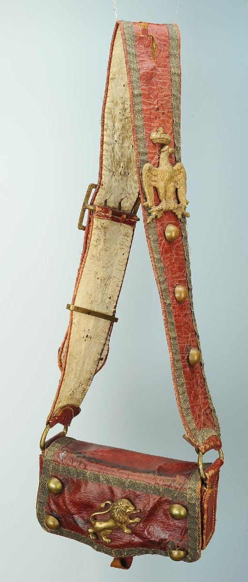 Giberne Set And Carabiner Holder From The Lyon National Horse Guard, First Empire