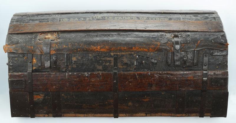 Transport Trunk Of The Wardrobe Of Sas Monseigneur Louis V Joseph Bourbon-condé-photo-2