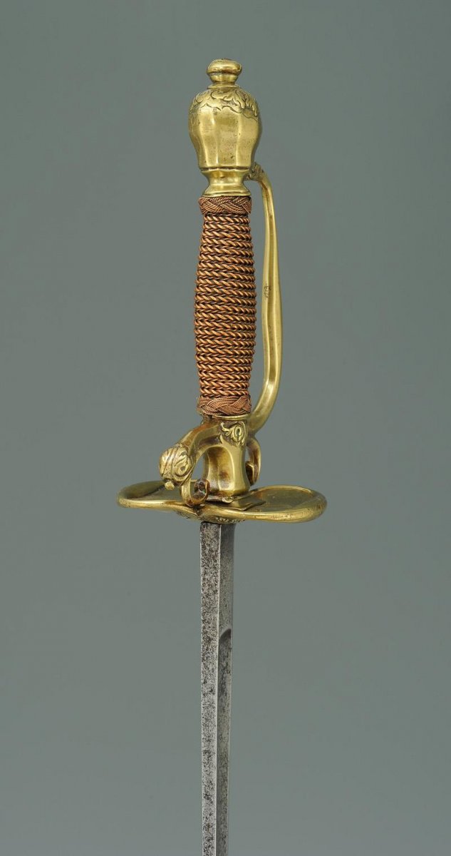 Épée d'Officier De Cavalerie Ou De Dragons, Modèle De 1750, Ancienne Monarchie-photo-3
