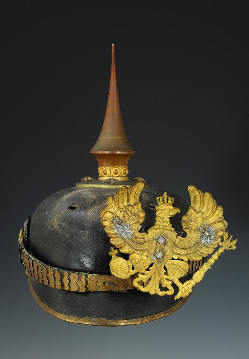 Casque À Pointe d'Officier Du Oldenburgisches Infanterie Regiment Nr. 91-photo-2