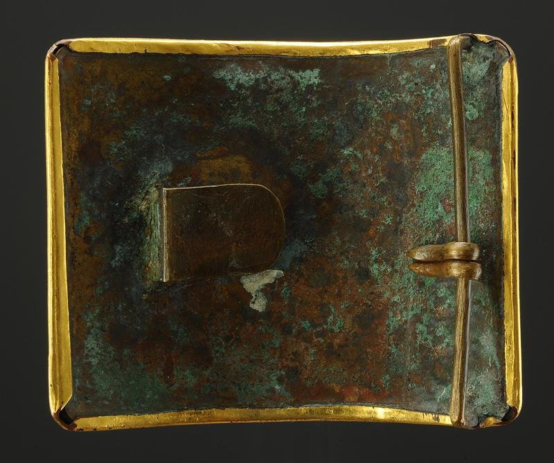 Officer Belt Plate Of Genius, Model Of Vendémiaire Year XII (1804), First Empire.-photo-3