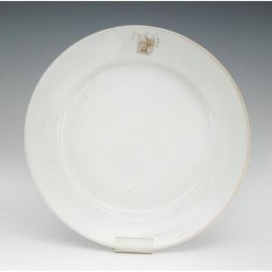 Assiette Pour Le Mess Des Officiers De l'Escadron Des Cent-gardes, Second Empire. 28045